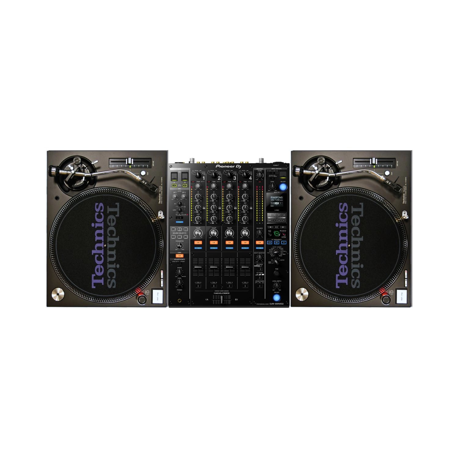 technics sl 1210 & djm 900nxs dj pult